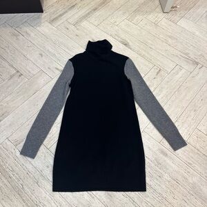 Equipment Black sweater dress